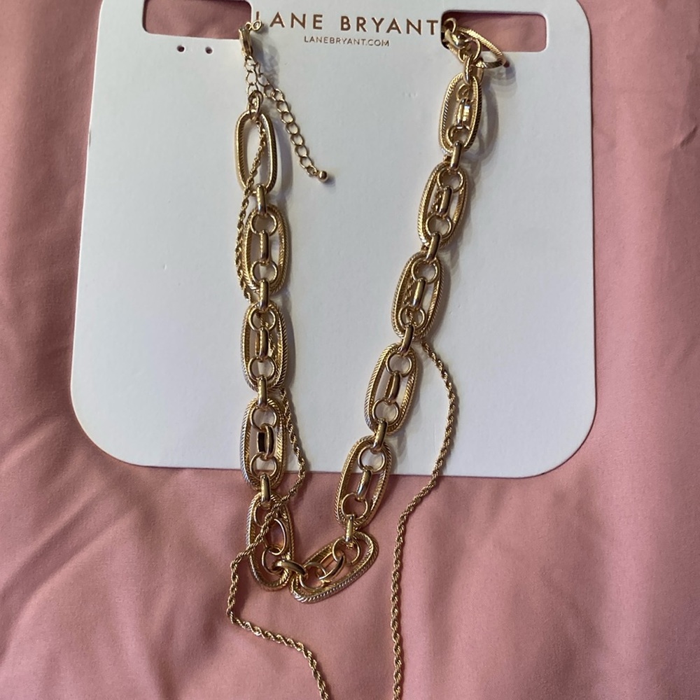 Lane Bryant Gold Chain Necklace